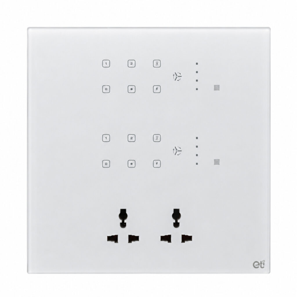 Acrylic  12switch 2fan 2soc  – 18M